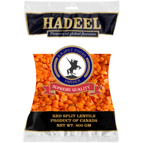 HADEEL RED LENTILS SPLIT 800 gm