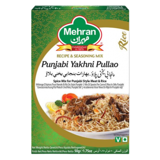 MEHRAN PUNJABI YAKHNI PULAYO MASALA 6x100 GM